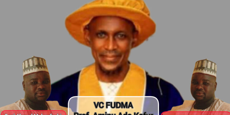 SAƘON ADDU’A DA TAYA MURNA GA SHUGABAN JAMI’AR FUDMA: FARFESA AMINU ADO KAFUR