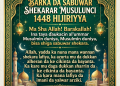 BARKA DA SABUWAR SHEKARAR MUSULUNCI 1448 HIJIRIYYA