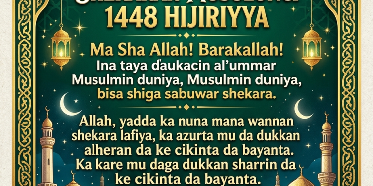 BARKA DA SABUWAR SHEKARAR MUSULUNCI 1448 HIJIRIYYA