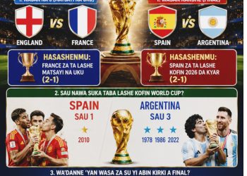 Akwai Yiwuwar Spain Za Ta Lashe Kofin Duniya Na Bana